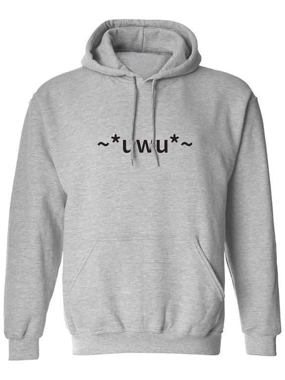 uwu Adult Hooded Sweatshirt