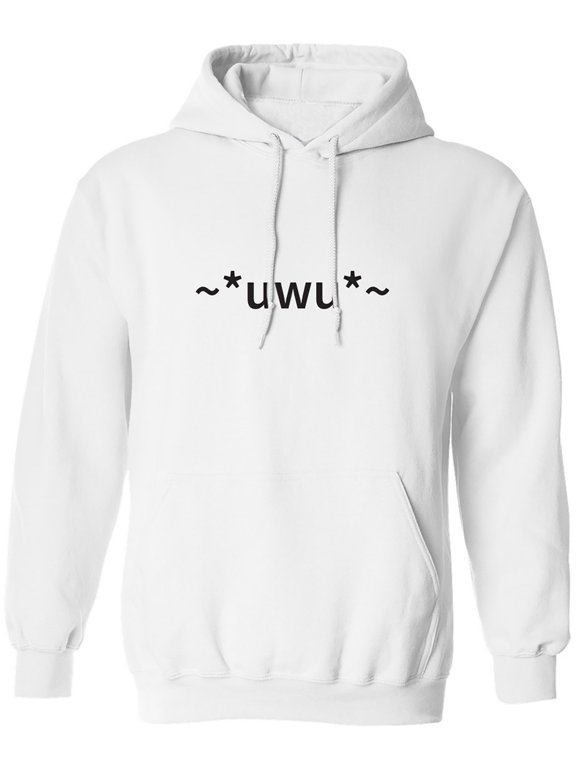 uwu Adult Hooded Sweatshirt