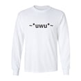thumbnail image 1 of uwu Adult Long Sleeve T-shirt, 1 of 3