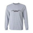 thumbnail image 1 of uwu Adult Long Sleeve T-shirt, 1 of 3