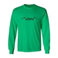 thumbnail image 1 of uwu Adult Long Sleeve T-shirt, 1 of 3