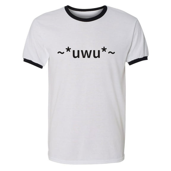 uwu Adult Short Sleeve Ringer T-shirt