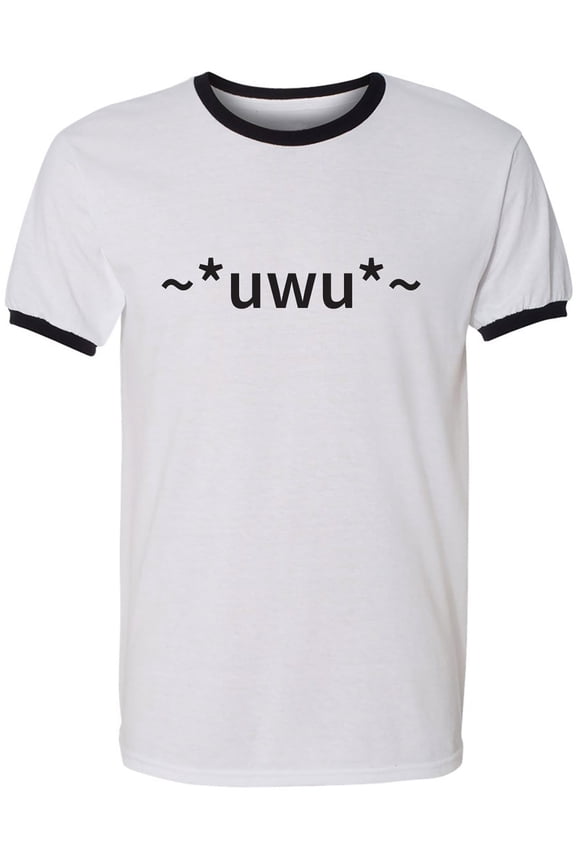 uwu Adult Short Sleeve Ringer T-shirt