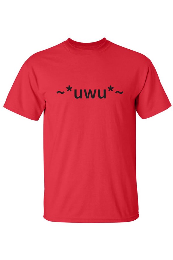 uwu Adult Short Sleeve T-shirt