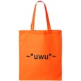 thumbnail image 1 of uwu Cotton Canvas Tote Bag, 1 of 1