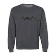 thumbnail image 1 of uwu Crewneck Sweatshirt, 1 of 3