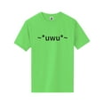 thumbnail image 1 of uwu Short Sleeve Neon T-Shirt, 1 of 1
