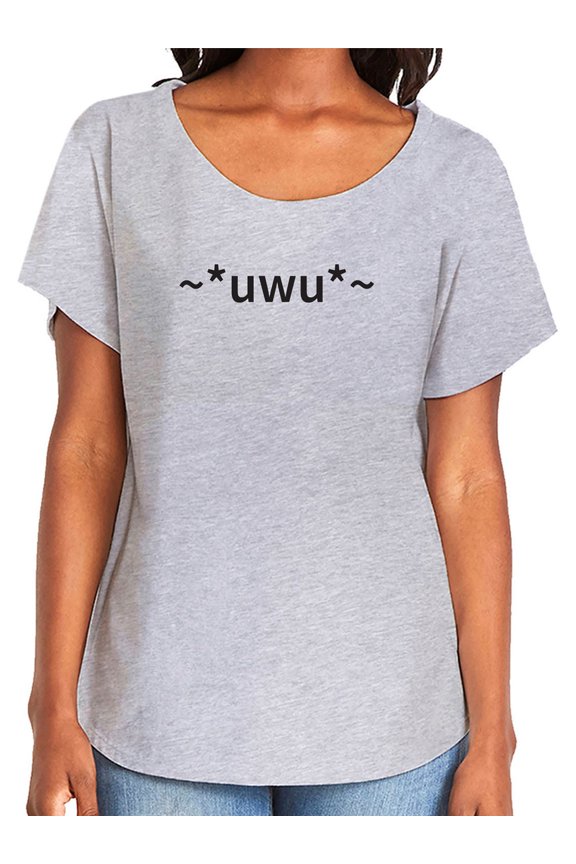 uwu Womens Dolman Tee
