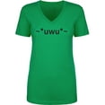thumbnail image 1 of uwu Womens V-Neck T-Shirt, 1 of 2