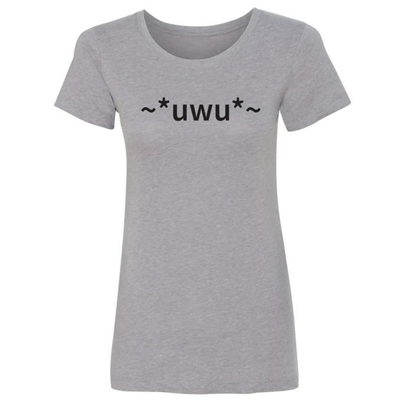 uwu Womens crewneck tee