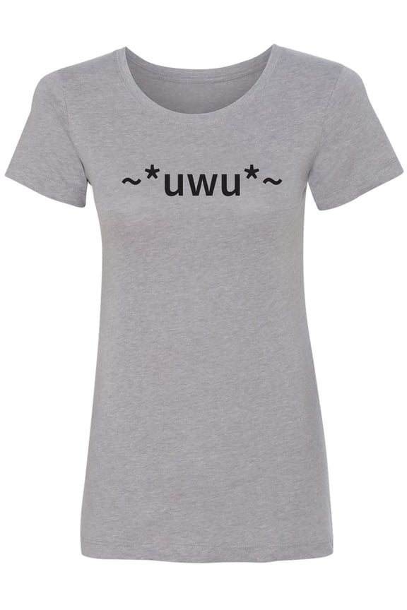 uwu Womens crewneck tee