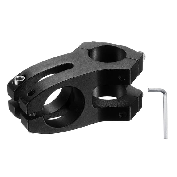 uxcell 25.4mm Bike Stem 45mm Aluminum Alloy Bicycle Handlebar Stem with Hex Wrench for Mountain Road Bike BMX MTB Cycling, Sand Black