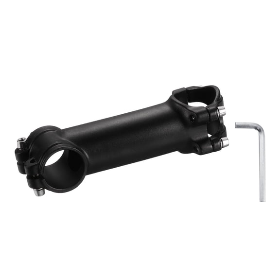 uxcell 31.8mm Bike Stem 7 Degree 110mm Aluminum Alloy Bicycle Handlebar Stem with Hex Wrench for Mountain Road Bike BMX MTB Cycling, Black