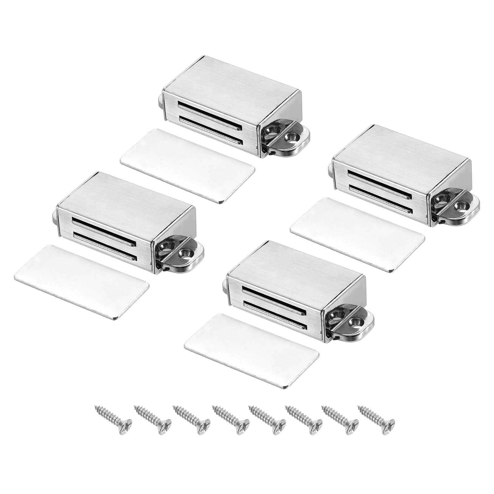 Uxcell Spring Press Door Catch - Touch Push Latch For Cabinets, Cupboards (White Nylon, 48mm) - View #7