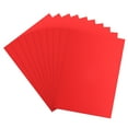 thumbnail image 1 of uxcell Glow in The Dark Card 40 Sheets Blank Neon Card Stock 8"x6" 250gsm Fluorescent Blacklight Paper Printable for Party Dance Floor Ghost Supplies, Red, 1 of 6