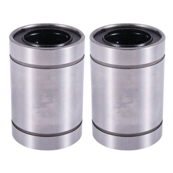 uxcell LM25UU 25mmx40mmx59mm Double Side Rubber Seal Linear Motion Ball Bearing Bushing X2 I154712