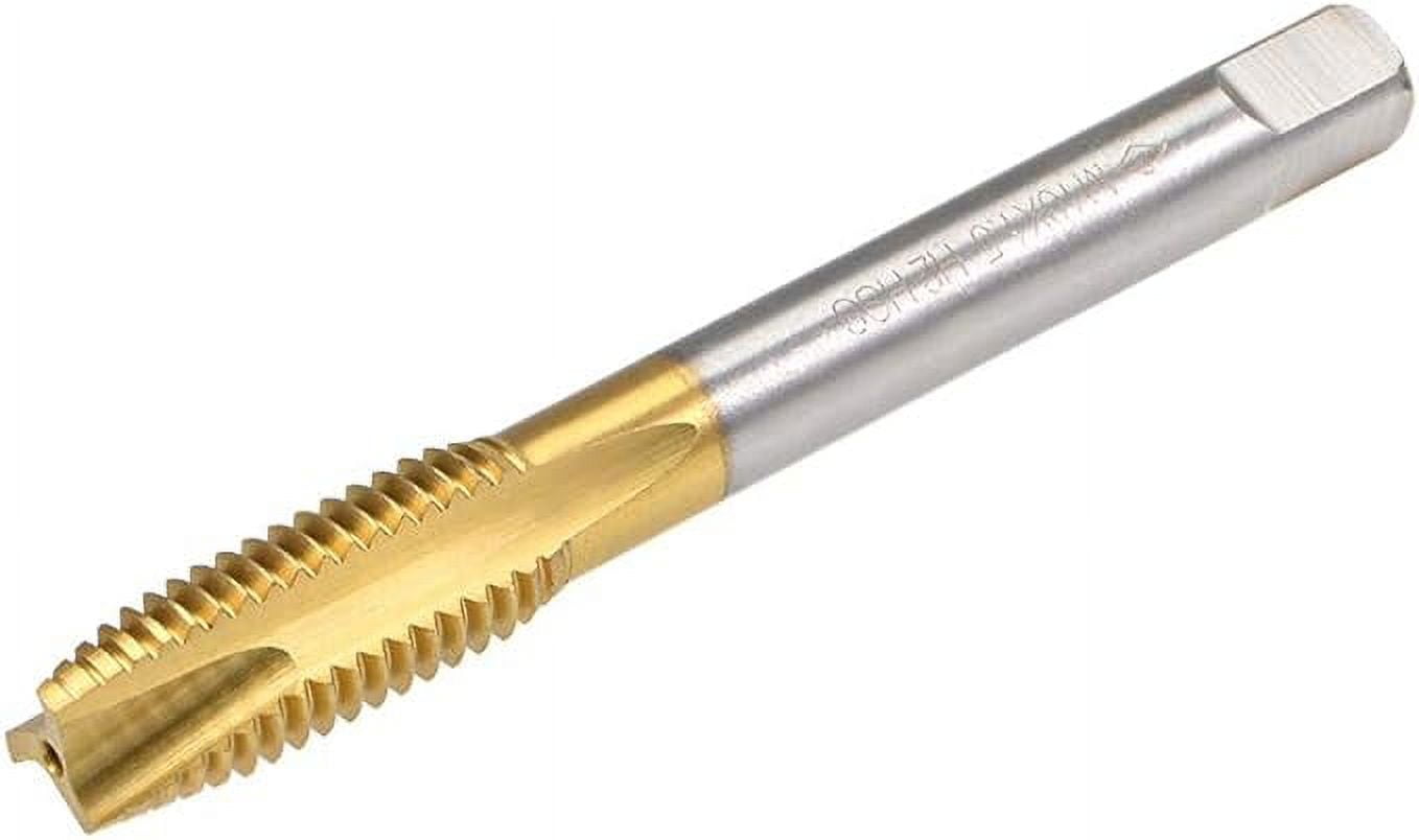 uxcell Spiral Point Plug Threading Tap M10 x 1.5 Thread, Ground Threads
