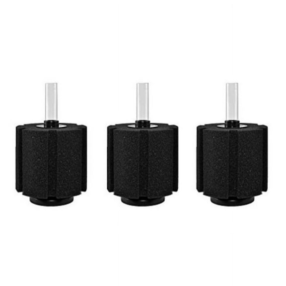 uxcell xinyou xy-380 aquarium fish tank biochemical sponge filter, 4-1/2-inch (3-pack)