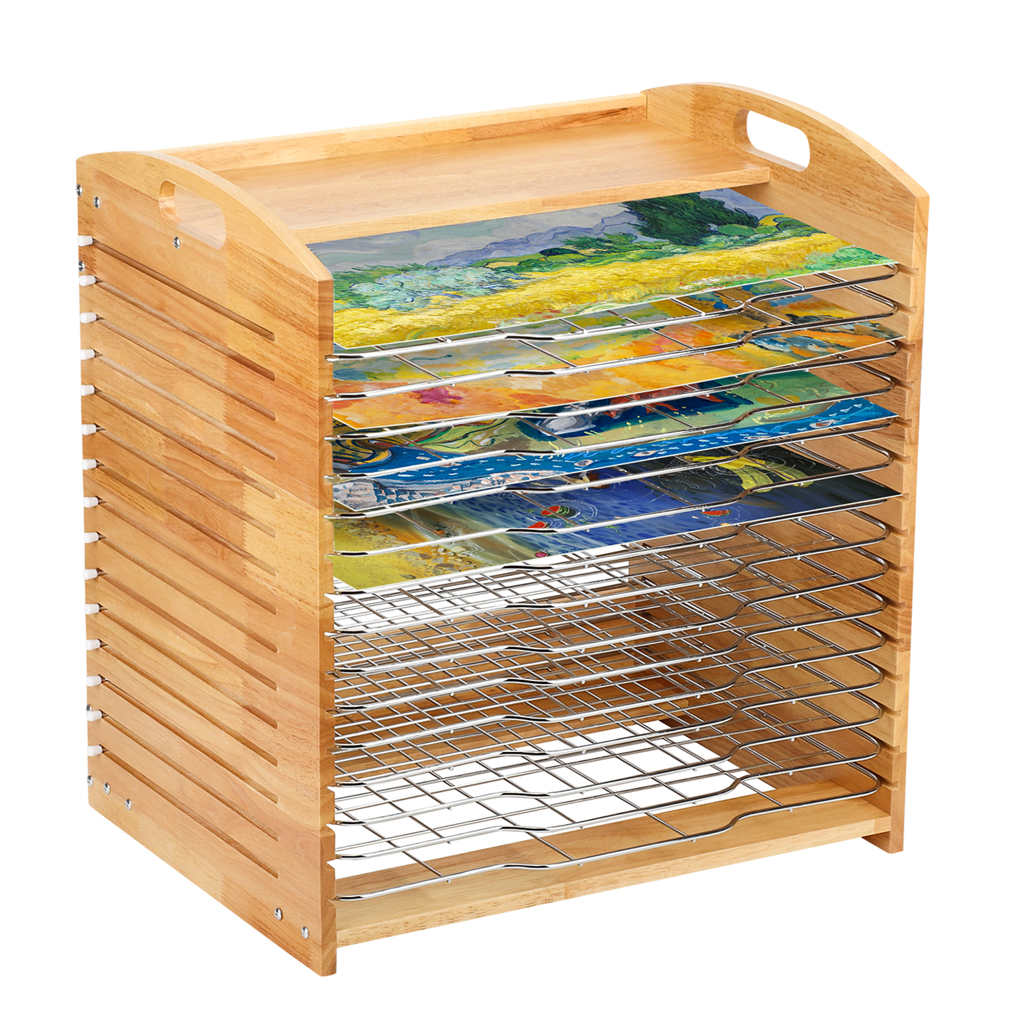 Art Drying Rack 16 Flexible Shelves Walmart