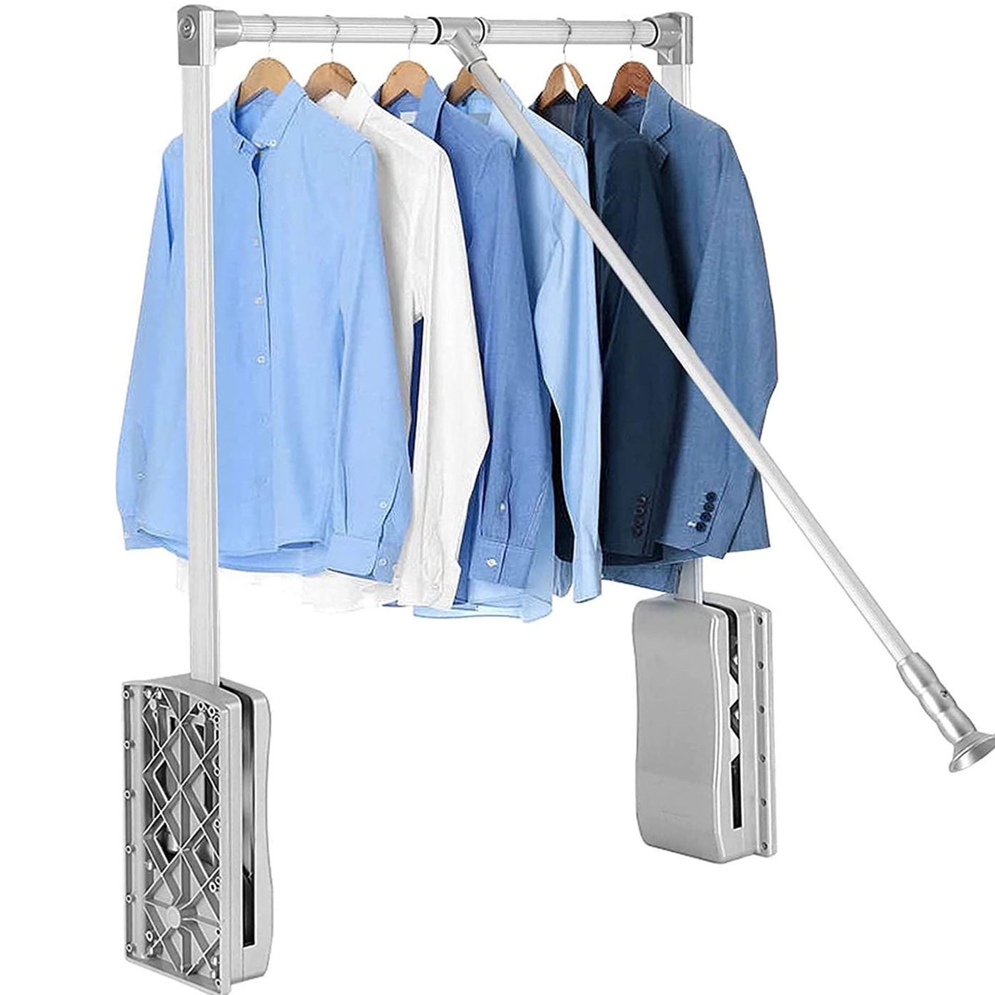 fold down hanging rod