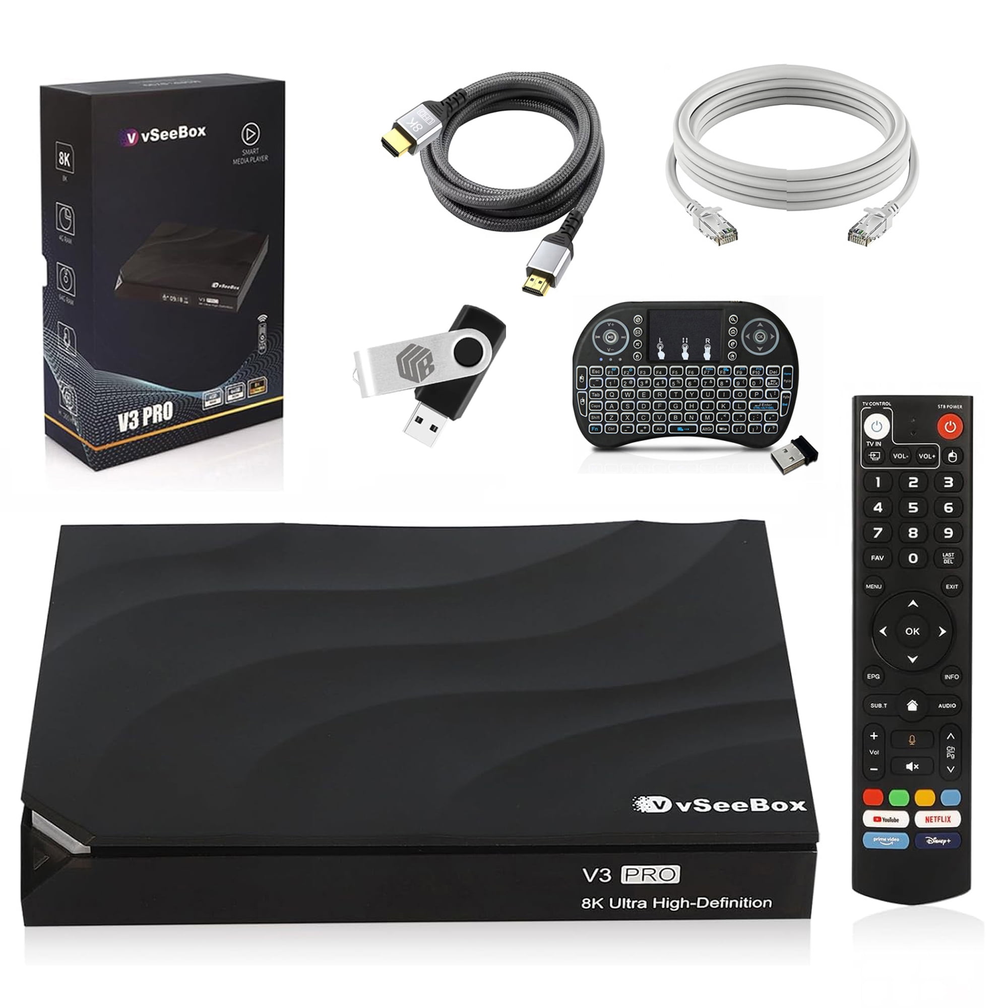 v-See-Box V3 Pro 2025 Newest Version Smart Digital Device for Home Entertainment