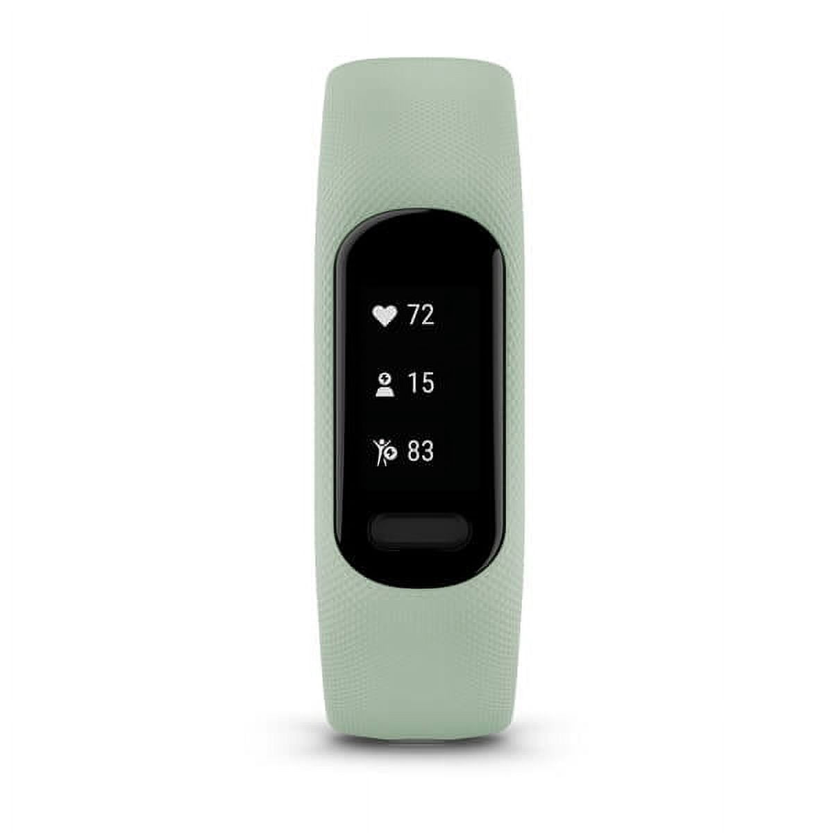 Garmin vívosmart® 5, Fitness Tracker, Long-Lasting Battery, Simple Design, Cool Mint