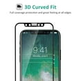 thumbnail image 1 of vAccessorize Scratch-Resistant Clear Tempered Glass Screen Protector Compatible for Apple iPhone X, 1 of 5