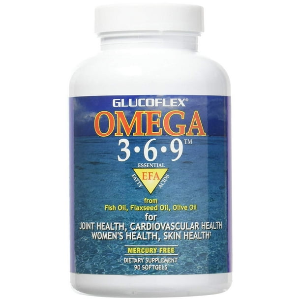 vGlucoflex Omega 369, Omegas from EPA/DHA Fish Oil for Joint Health