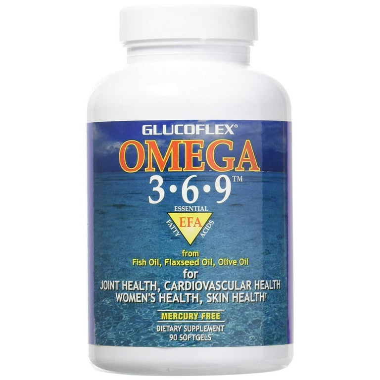 vGlucoflex Omega 3-6-9, Omegas from EPA/DHA Fish Oil for Joint
