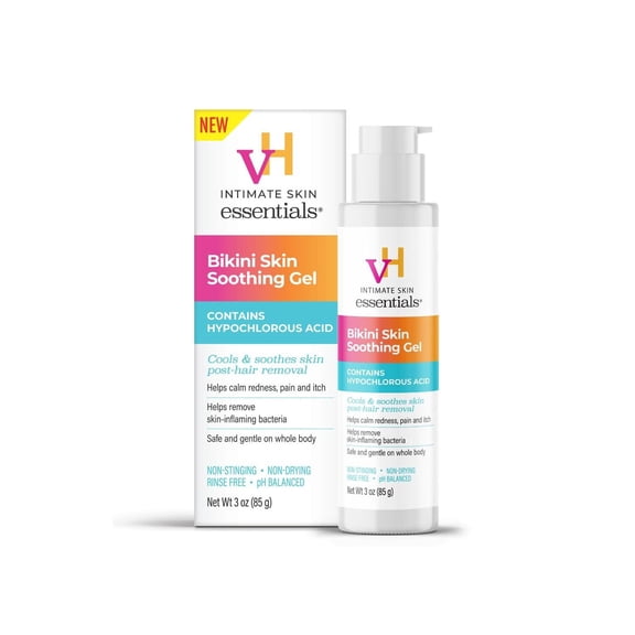 vH Essentials Bikini Skin Soothing Gel with Hypochlorous Acid, 3 oz