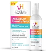 vH Essentials Intimate Cleansing Spray with Hypochlorous Acid 3 fl oz   pH-Balanced Feminine Cleanser for Odor Control   Alcohol-Free, Sting-Free