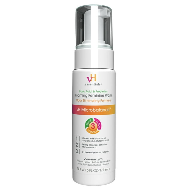 vH essentials Foaming Feminine Wash, 6 fl oz