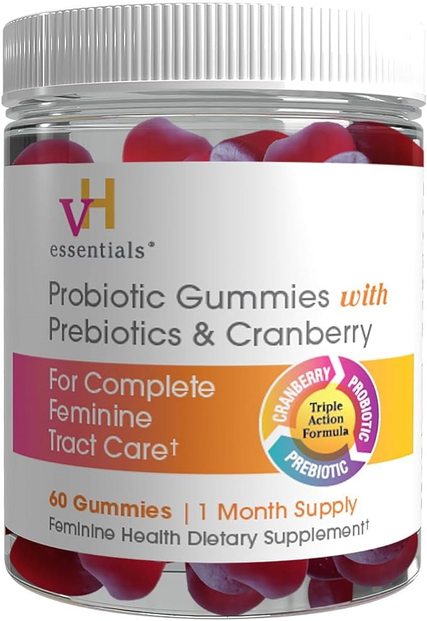 Vh Essentials Probiotics With Prebiotics & Cranberry vH essentials Probiotic Gummies with Prebiotics & Cranberry
