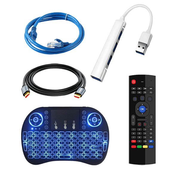 vSeeBox Mini Wireless Keyboard & Remote Control for Android/Smart TV Box, Works with V2/V3/V5/V6 Series