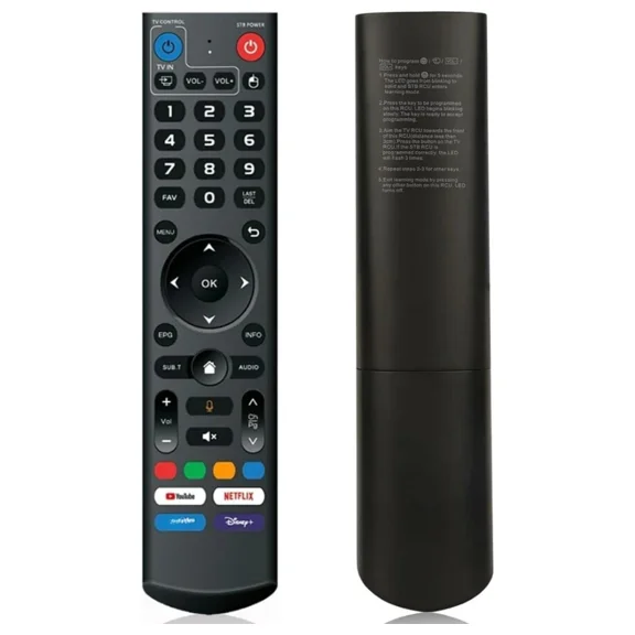 Remotix Replacement Bluetooth Remote Control Compatible with vSeeBox Elite V3 Pro V3 Plus V5 Pro