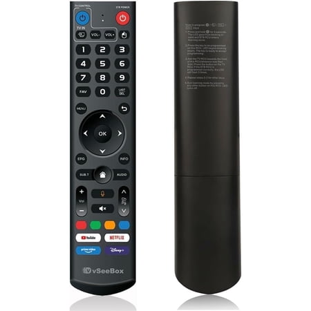 vSeeBox Replacement Bluetooth Remote Control for vSeeBox V5 Pro V3 Plus V3 Pro Pro Elite
