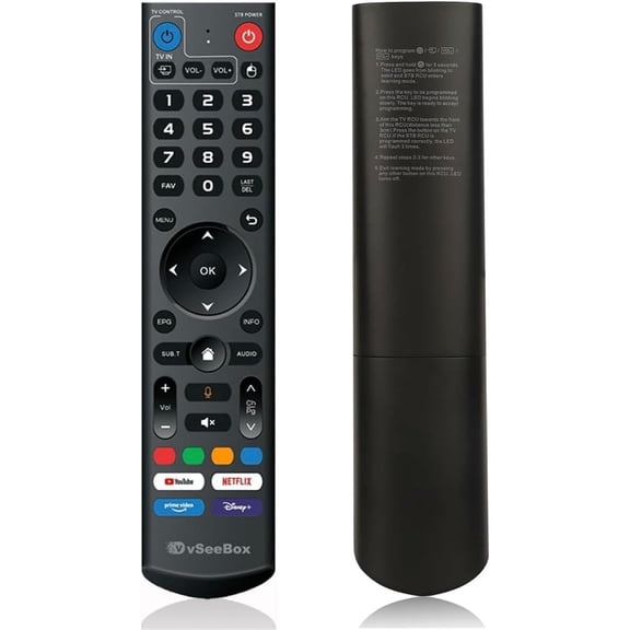vSeeBox Replacement Bluetooth Remote Control for vSeeBox V5 Pro V3 Plus V3 Pro Pro Elite