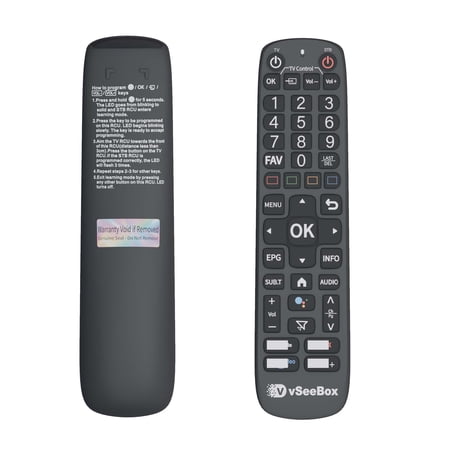 V6 Plus vSeeBox Remote Control Replacement Backlit Smart Bluetooth Voice Command Android TV Box