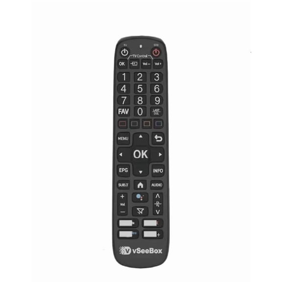 vSeeBox V6 Plus Replacement Voice Remote, Backlit Bluetooth & Infrared