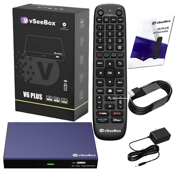 vSeeBox V6 Plus Split Screen Mode 8K HDR Voice & Easy Control