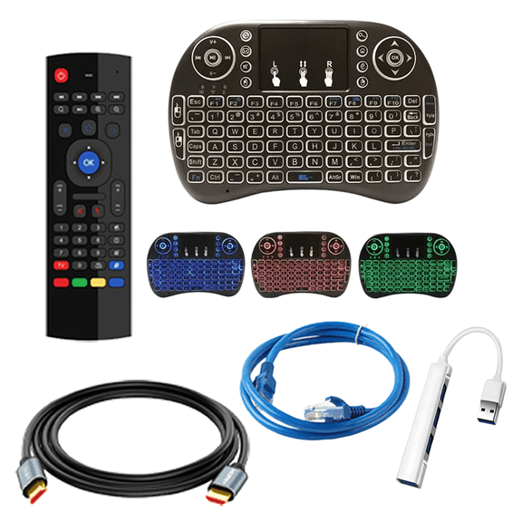 vSeeBox Wireless Mini Keyboard Remote Kit for Android TV Box, Compatible with V2 Pro/V3 Pro/V3 Plus/V5 Pro/V6 Max/V6 Plus