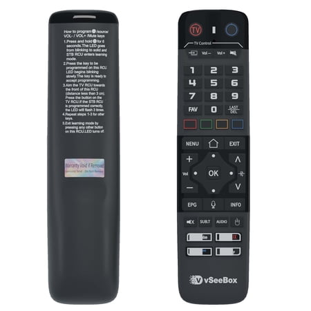 vSeeBox v6 max Replacement Voice Remote Control Backlit