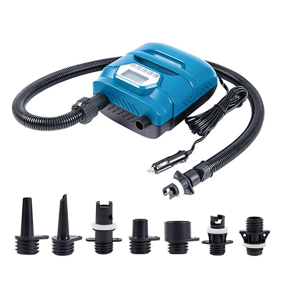 vacuum pump,12v Inflatable Pump With 7 With Portable Handle Pressure Pump Pump Dual 150w 12v 20psi Pressure Inflatable Deflatable With 7 Nozzles Air Boat With
