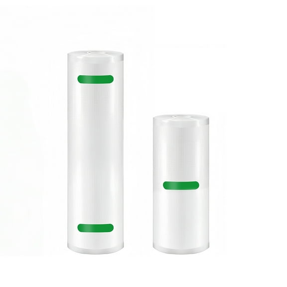 Behome Vacuum Sealer Bags, 2 Rolls (7.87”x 50’&11.02” x 50’) Textured Vacuum Sealer Bags for Food Sealer, for Sous Vide Cooker and All Vaccum Food Sealer Machines