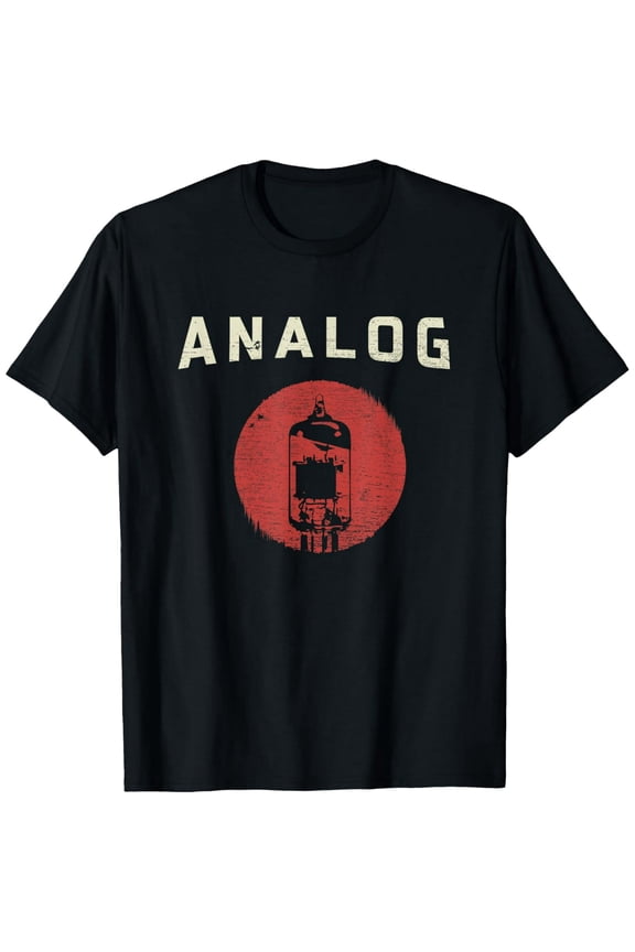 vacuum tube amp analog vintage retro 80's 90's t shirt T-Shirt
