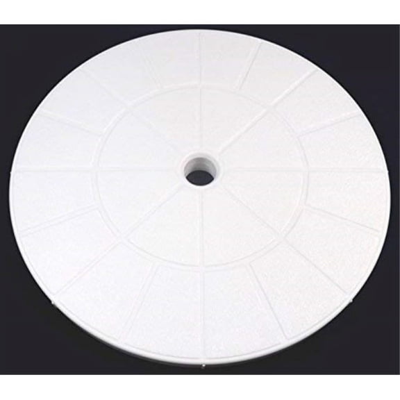 val-pak v50-115w white skimmer lid - 9 1/8 compatible with pentair, american products admiral skimmers