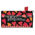 thumbnail image 1 of valentine large magnetic mailbox cover hearts valentine's day oversized, 1 of 5
