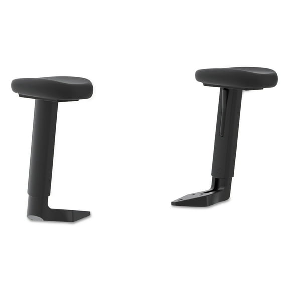 valutask height-adjustable arm kit for hon valutask chairs, 4 x 10.25 x 11.88, black, 2/set