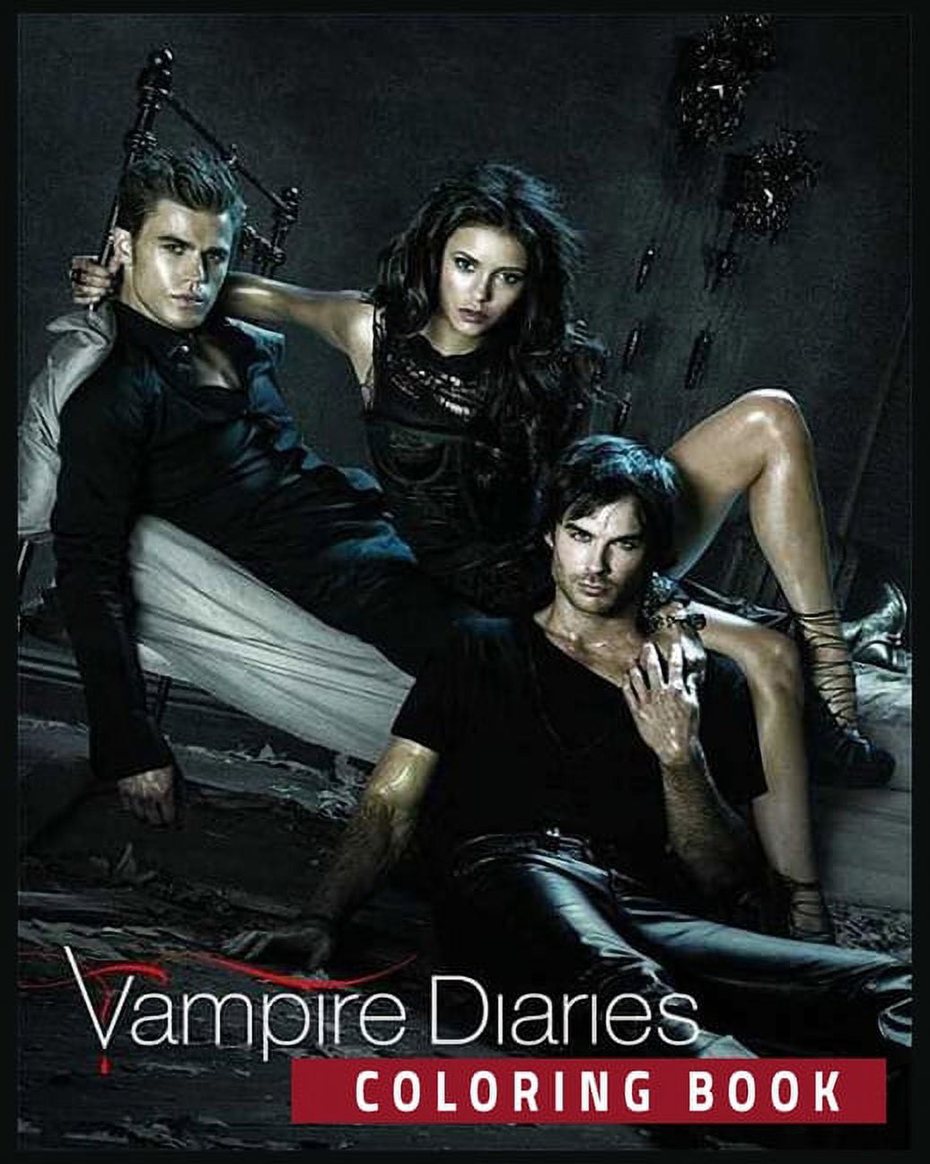 vampire diaries coloring book: Coloring Books For Teens And Adults