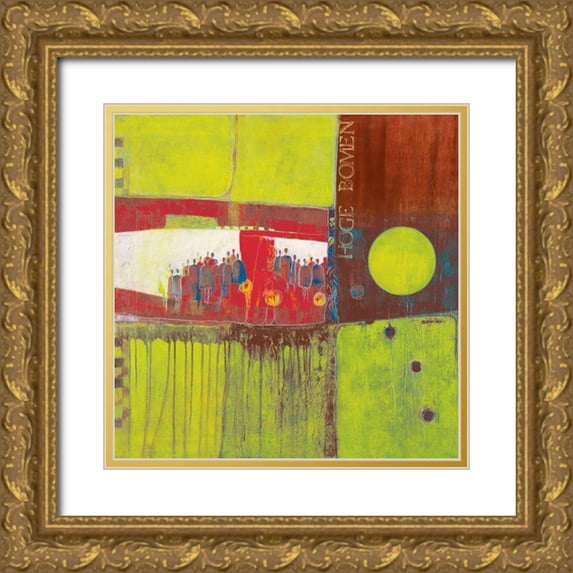 van Ginkel, Marjolijn 12x12 Gold Ornate Wood Framed with Double Matting Museum Art Print Titled - Congregation